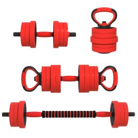 4-in-1 Adjustable Dumbbell Set 66lbs for Home Gym Comprehensive Weight Training Equipment