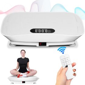 Vibration Plate Whole Body Exercise Vibrating Relaxation Machine Circulation Lymphatic Detox Device With LED Screen Low Noise Strong Power Blueto