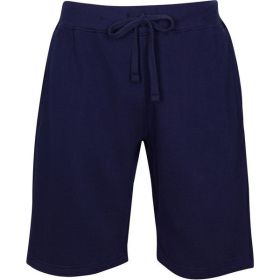 Fleece Sweat Shorts (Color: NAVY, size: 3XL)