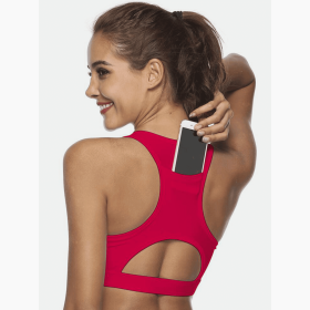 JupiterGear Cutout Scoop-Neck Tank (Color: Deep Red, size: L)