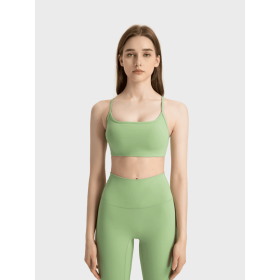 JupiterGear Crisscross Cami (Color: Yellow-Green, size: 12)