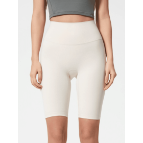 JupiterGear High-Rise Long Shorts (Color: White, size: 4)