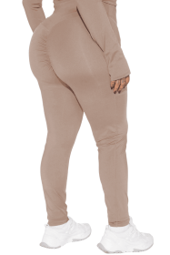 Workout Leggings for Women High Waisted Scrunch Booty Lifting Tights Yoga Pants Seamless Yoga Fitness Leggings Pants Gym Clothes (Sizes: L, Color: grey)